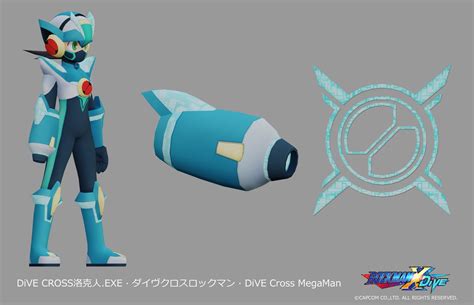 Reploid 21XX On Twitter A Closer Look At DiVE Cross MegaMan From