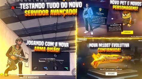 TESTANDO TUDO DO NOVO SERVIDOR AVANÇADO GAMEPLAY ARMA BISÃO