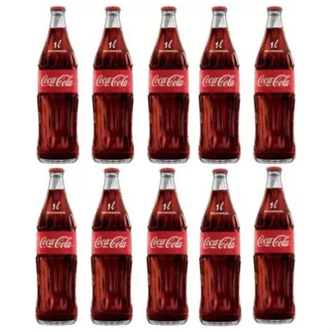 Coca Cola De Vidro 10 Unidades De 1 Litro Retornável Parcelamento sem