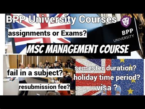 Bpp University Courses Full Detail Of Msc Management With Project