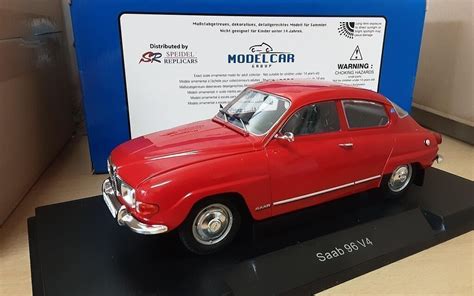 Se produkter som liknar 1 18 Saab 96 V4 Röd MCG NY på Tradera