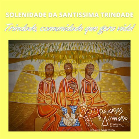 SOLENIDADE DA SANTISSIMA TRINDADE04 De Junho De 2023 Religiosas Da