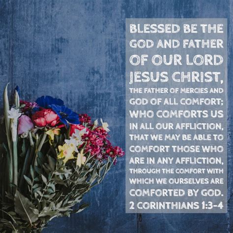 2 Cor 1 3 4 God Of All Comfort Encouraging Bible Verses