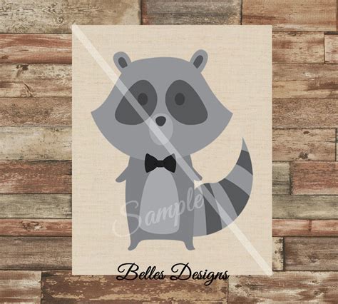 Woodland Critters Nursery Art Woodland Forest Friends Wall - Etsy