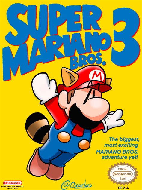 Super Mario Bros. 3 1990 Box Art Redraw by theoscarlors on Newgrounds