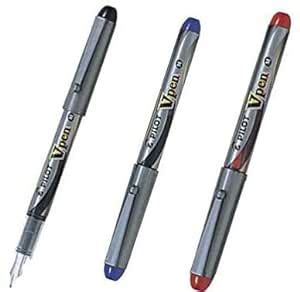 Pilot V Pen Varsity Disposable Fountain Pens Black Blue Red Ink