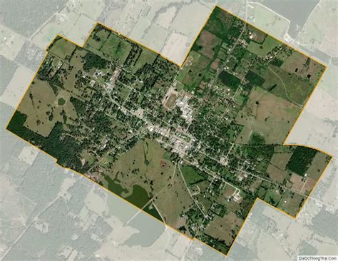 Map of Groveton city, Texas