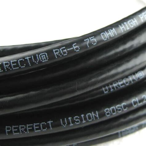 Ft Perfect Vision Bare Solid Copper Coaxial Rg Cable Ghz Directv