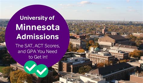 University Of Minnesota Admissions The Sat Act Scores And Gpa You