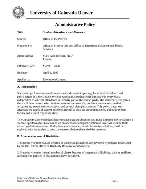 5+ Employee Attendance Policy Templates - Word, PDF | Free & Premium ...