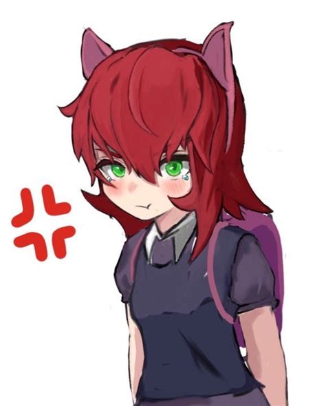 Safebooru 1girl Anger Vein Animal Ears Annie League Of Legends