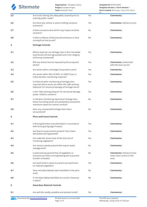 Environmental Risk Assessment Template Better Than Excel And PPT