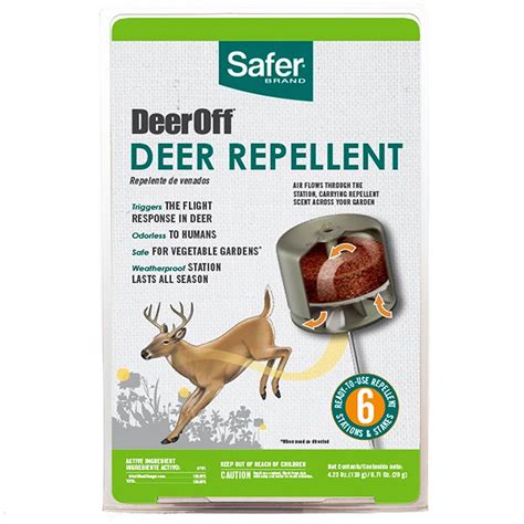 Safer® Brand Deer Off® Weatherproof Deer Repellent Stations 6 Pack