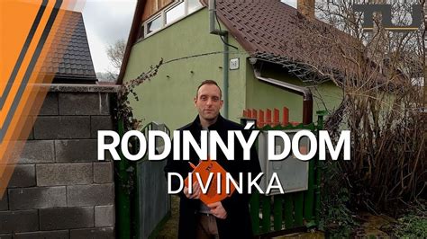 Rodinn Dom Na Predaj Divinka Youtube