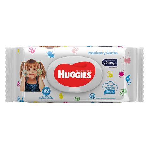 Toallita Húmeda Huggies Simply Clean Mano Y Cara 80 Unidades