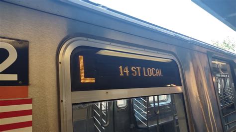 MTA Subway R143 8250 L Train Entering Broadway Junction YouTube