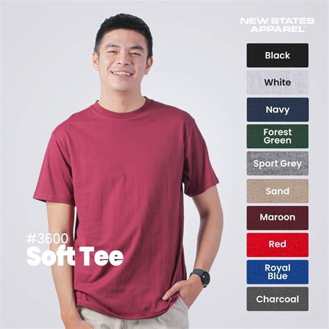 Jual Kaos Polos New States Apparel Soft Tee Cotton Combed S