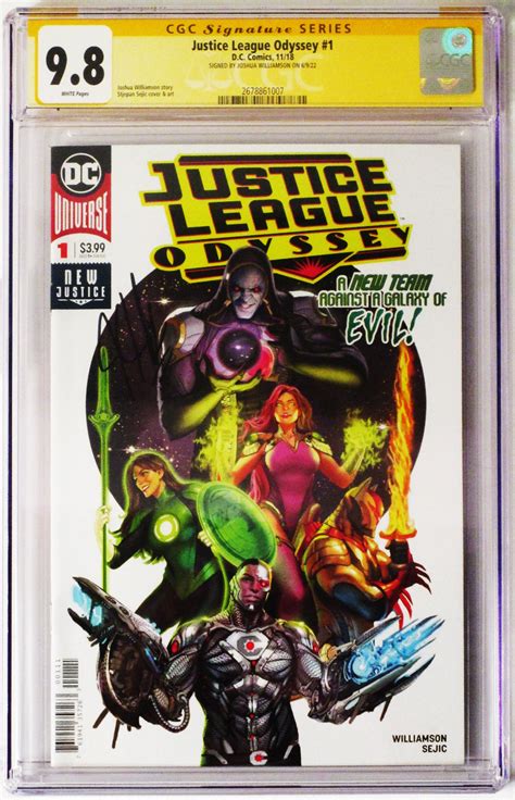 Justice League Odyssey Cover D Regular Stjepan Sejic Cover Signed By