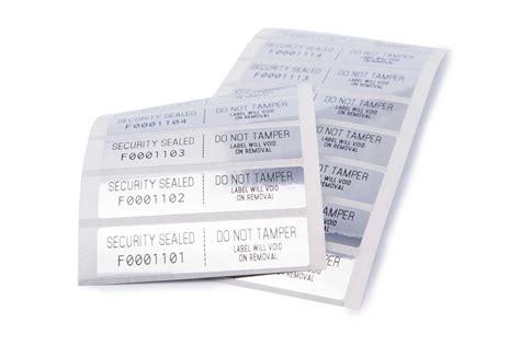 Tamper Evident Sticker 52 Labels The Care Kiosk