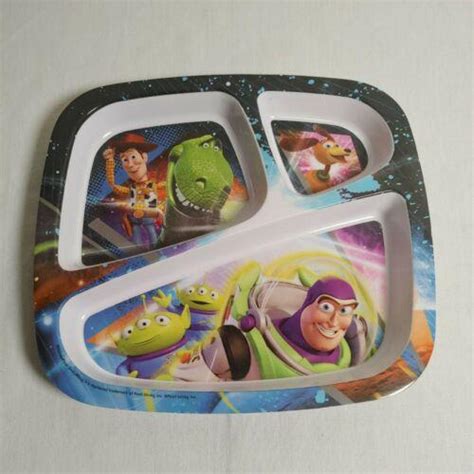 Zak Designs Disney Toy Story Melamine Divided Plate