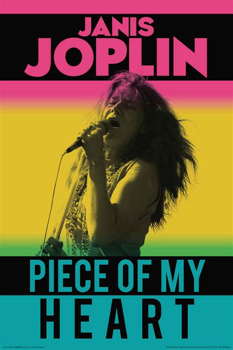 Janis Joplin Take A Little Piece Of My Heart - Janis Joplin - Piece of My Heart - Regular Poster – GratefulPoster ...