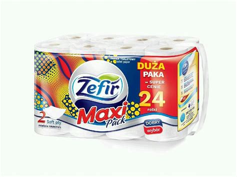 Papier Toaletowy Zefir Maxi Pack 2warstwy 24 Rolki 5906681590944