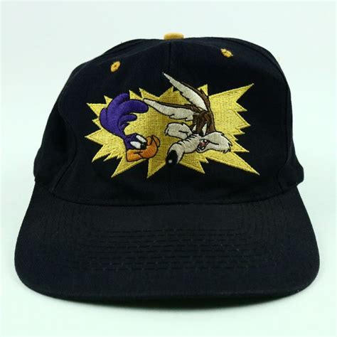 Looney Tunes Unisex Hat Coyote Road Runner Baseball Embroidered Cap