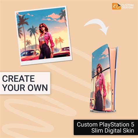 Custom PS5 Slim Digital Skin | KO Custom Creations