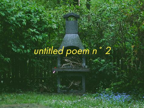 Untitled Poem N˚ 2 On Behance