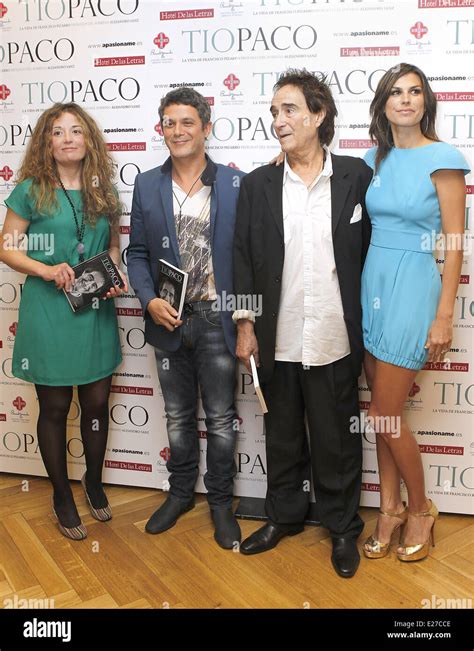 Alejandro Sanz Attends Tio Paco Book Presentation Featuring