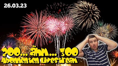 200 ähm 300 Abonnenten Livestream mit Gewinnspiel Ausbeute