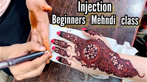 Mehndi Class 1 For Beginners Leran Basic Shapes Of Injection Mehndi