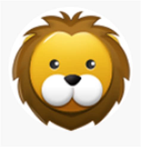 Leon Lion Selva Gato - Lion Emoji Transparent Background , Free ...