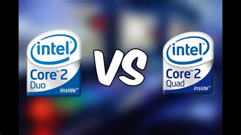 Core 2 Duo E8500 Vs Core 2 Quad Q6600 Processor Comparison Urduhindi Youtube