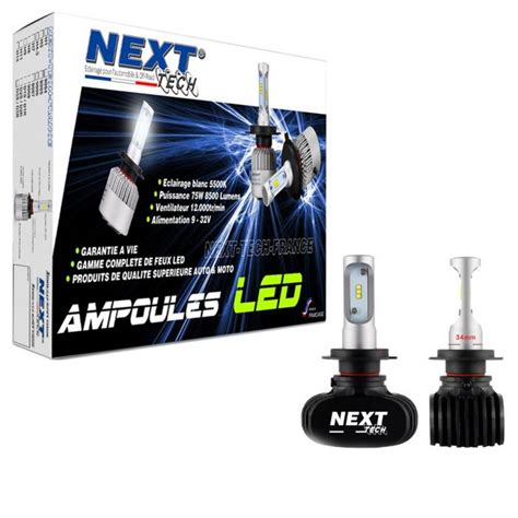 Kit D Ampoules Led V H Courtes W Pour Camion