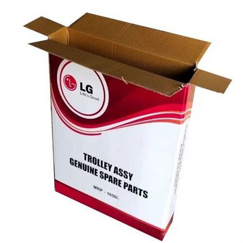 Single Wall 3 Ply Digital Printing CMYK Printed Corrugated Box At Rs