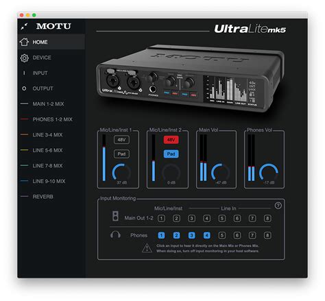 Motu Ultralite Mk5 卓越した音質と柔軟な入出力を備えた第5世代のultraliteインターフェイス ニュースリリース 株式会社ハイ・リゾリューション