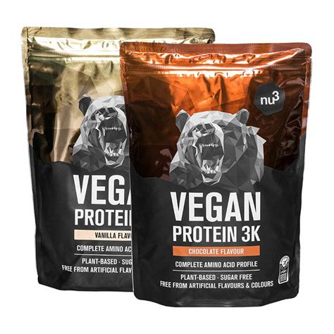 Nu3 Vegan Protein 3k Vanilla Chocolate 1 Pz Redcare