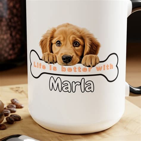 Golden Retriever Coffee Mug Etsy