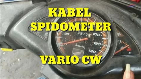 Cara Mudah Pasang Kabel Spidometer Vario Cw Di Berkah Jaya YouTube