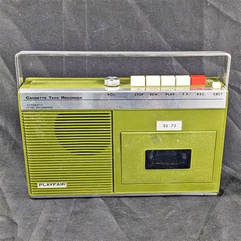 Vintage Playfair Cassette Tape Recorder