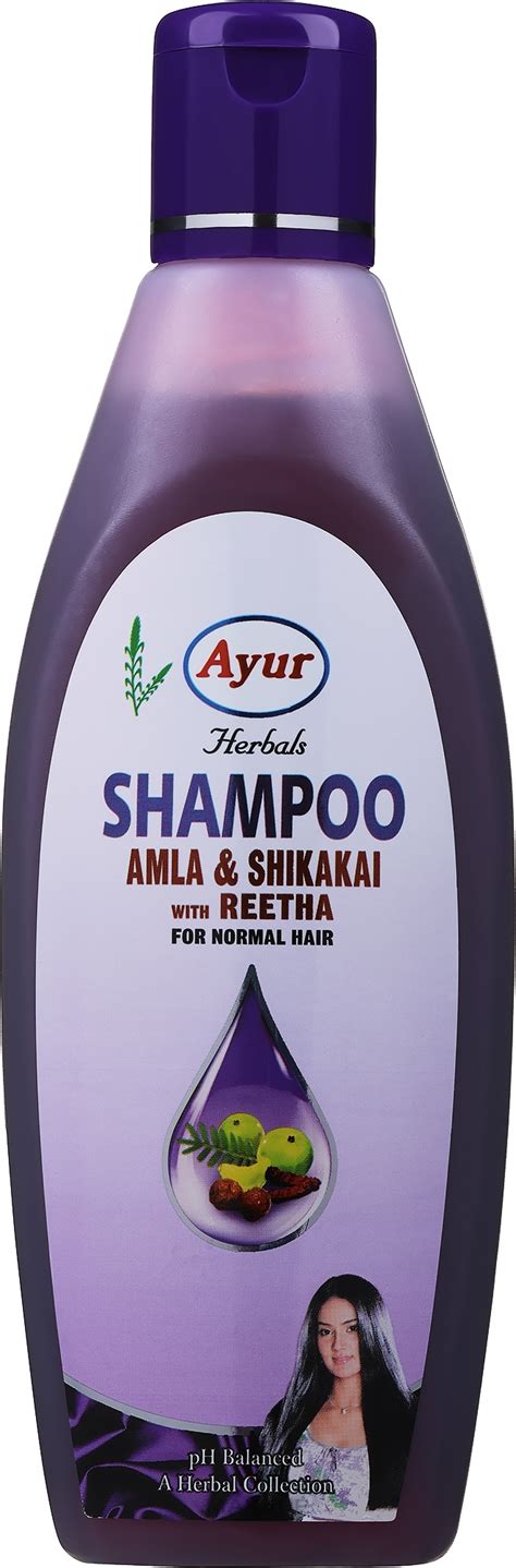 Ayur Herbals Amla Shikakai With Reetha Herbal Shampoo Makeup Uk