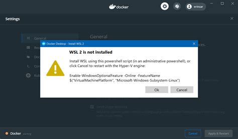 Wsl Is Not Installed Docker Engine Failed To Start Issue Hot Sex Picture