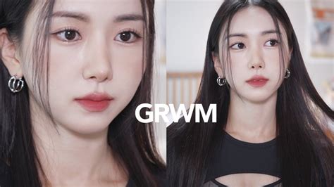 Eng 이목구비 선명해지는 웜톤 데일리 메이크업 Grwm 피부 뒤집어진 날 웜톤 데일리 팔레트 지속력 갑 재구매 틴트