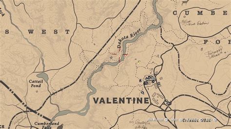 Red Dead Redemption 2 Dinosaur Bones Map - Maps For You