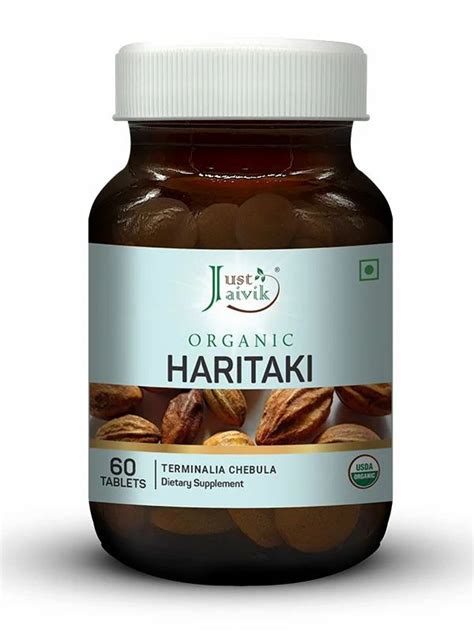 Just Jaivik Organic Haritaki Tablets Mg Tablets Herbs