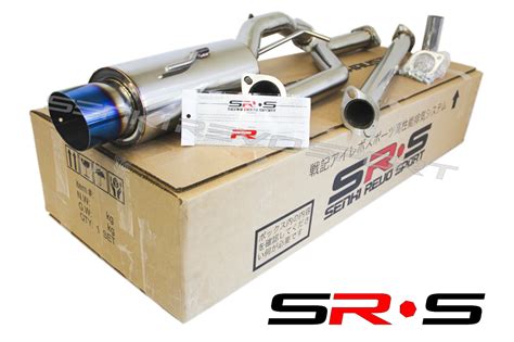 Sr S Catback Exhaust System For 02 06 Mitsubishi Lancer Oz Es Ls Burnt Blue Tip Parts For Sale