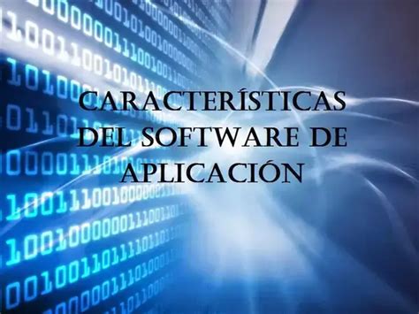 Características del software de aplicación 2025 elyex