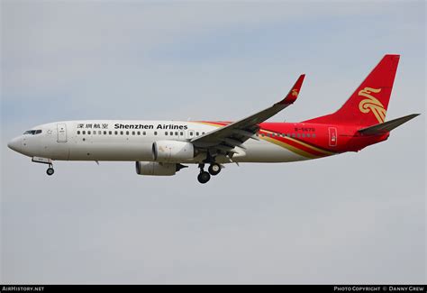 Aircraft Photo Of B 5670 Boeing 737 87L Shenzhen Airlines