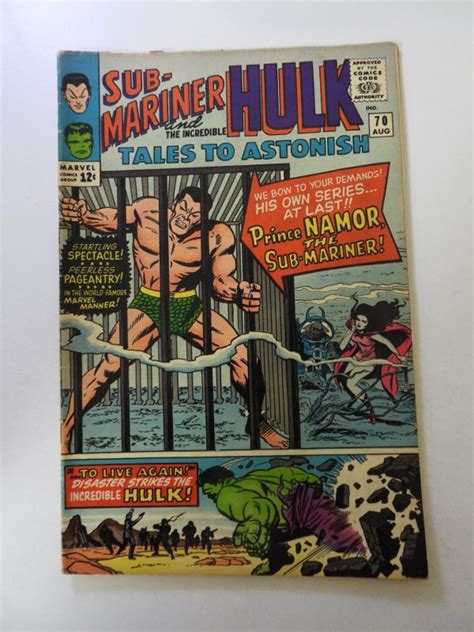 Tales To Astonish 70 1965 FN Condition Comic Books Silver Age